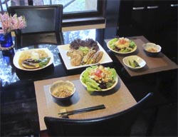 夕食の写真